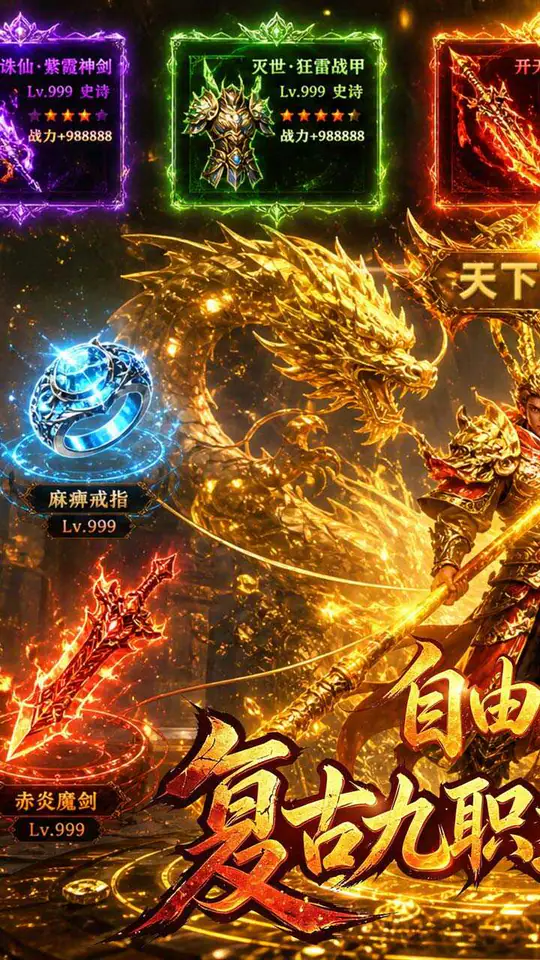 自由之光(天赋流复古九职业)游戏截图1