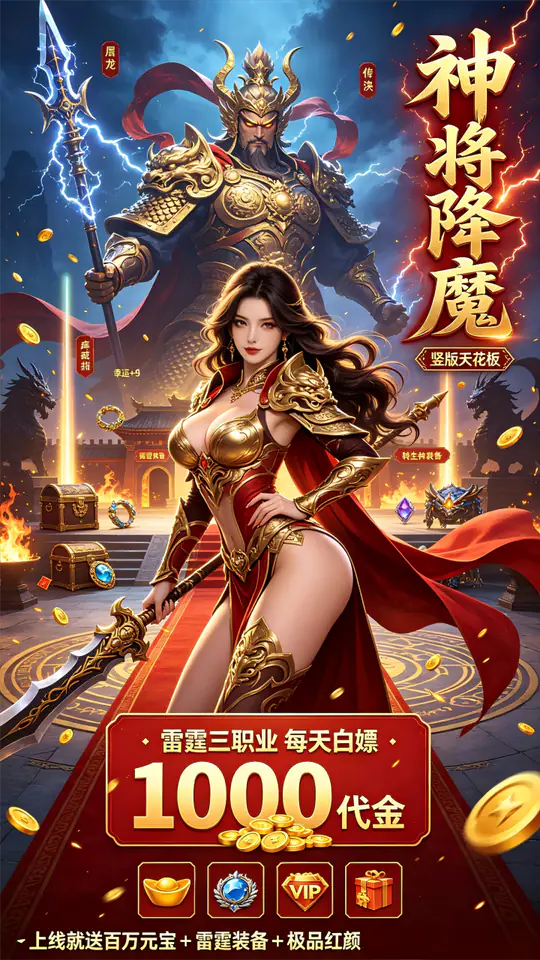 神将降魔(雷霆1折1000免费版)游戏截图4