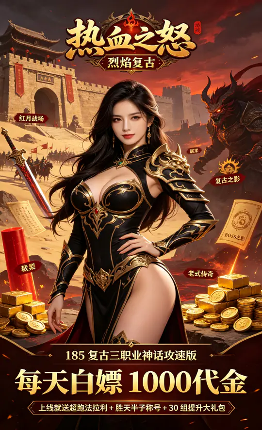 热血之怒(烈焰复古1折1000免费版)游戏截图1