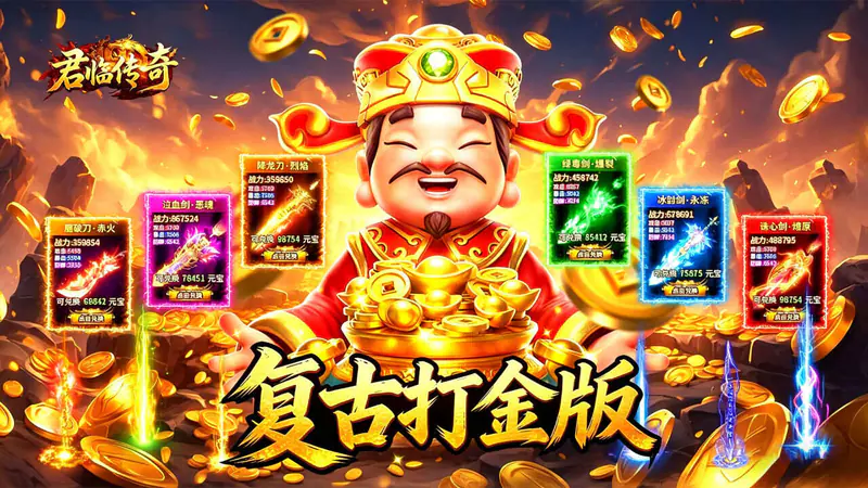 君临传奇(176复古打金元宝服)游戏截图
