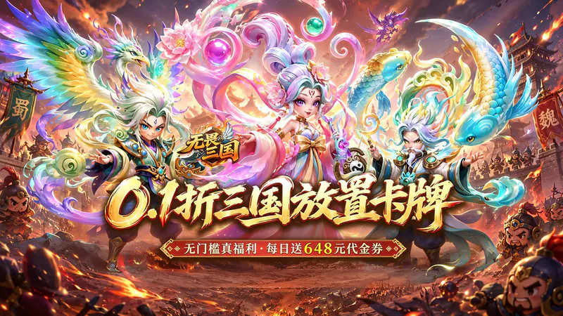 无畏三国(0.1折免费代金豪礼)游戏截图