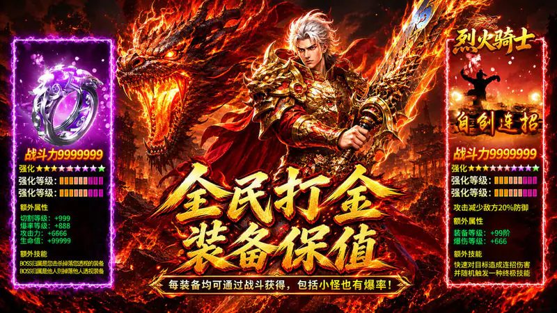 烈火骑士(祈福福利版)游戏截图