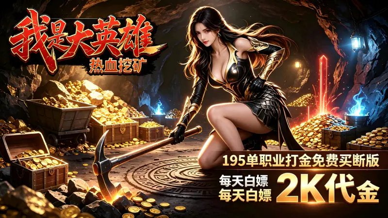 我是大英雄(挖矿2000免费版)游戏截图
