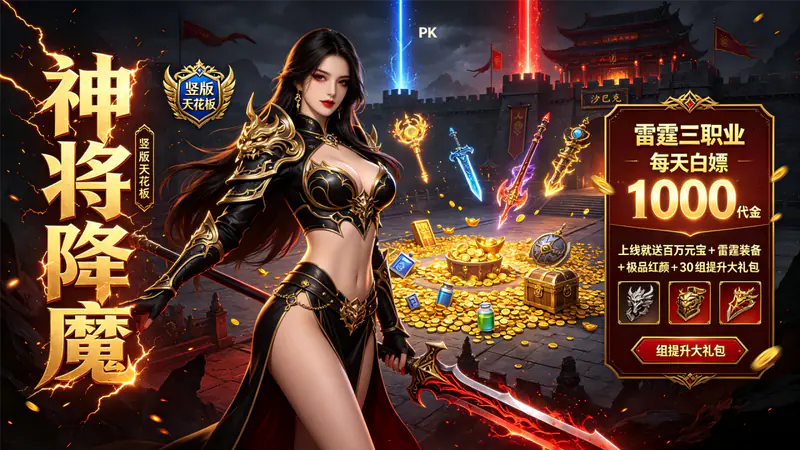 神将降魔(雷霆1折1000免费版)游戏截图