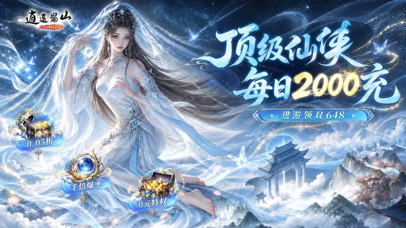 逍遥蜀山(0.05折每日2000充)游戏截图