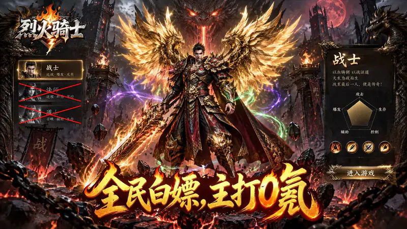 烈火骑士(暴走专属高爆版)游戏截图
