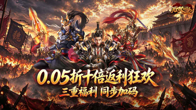 无双魏蜀吴(0.05折十倍返利狂欢)游戏截图