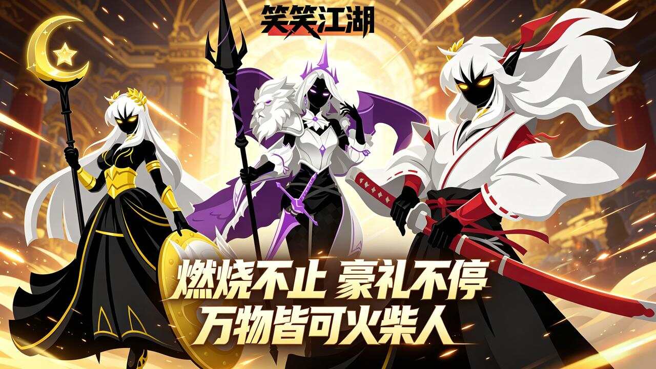笑笑江湖(0.1折无敌火柴人)游戏截图
